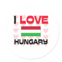 I Love Hungary stickers