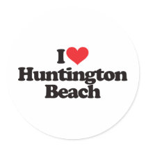 I Love Huntington Beach stickers by visualnewbie I Love Huntington Beach stickers