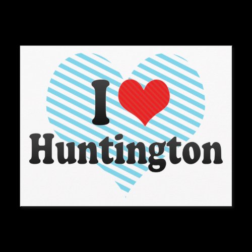 I Love Huntington Postcard