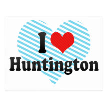 I Love Huntington Postcard