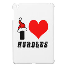I Love Hurdles Design iPad Mini Covers
