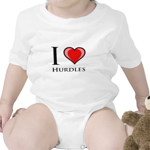 I Love Hurdles Tee Shirt