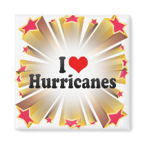 I Love Hurricanes Magnet