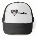 I love huskies hats