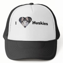 I love huskies hats by Stubbybub I love huskies hats