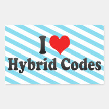 I love Hybrid Codes Sticker