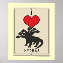 I Love Hydras Posters