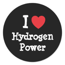I love Hydrogen Power heart custom personalized stickers by funnycustomtshirts I love Hydrogen Power heart custom personalized stickers