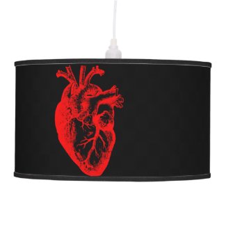 I love / I heart heart anatomy Hanging Pendant Lamps