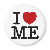 I love (i heart) ME Fridge Magnet