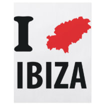 I love Ibiza contour icon Flyer