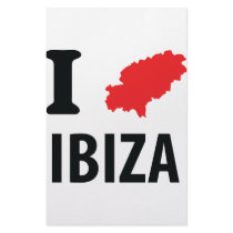 I love Ibiza contour icon Personalized Stationery