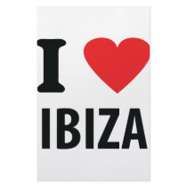 I love Ibiza icon Stationery Design