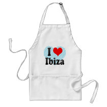 I Love Ibiza, Spain. Me Encanta Ibiza, Spain Aprons
