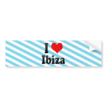 I Love Ibiza, Spain. Me Encanta Ibiza, Spain Bumper Stickers