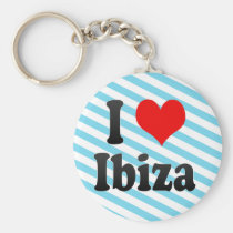 I Love Ibiza, Spain. Me Encanta Ibiza, Spain keychains