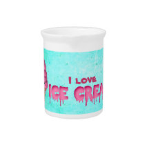 I love Ice Cream Beverage Pitcher
