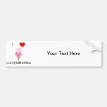 I love ice cream cones bumper stickers