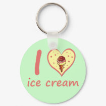 I love Ice Cream keychain