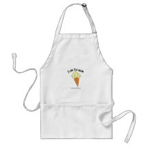 I LOVE ICE CREAM - LOVE TO BE ME APRON