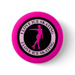 I LOVE ICE SKATING PINS
