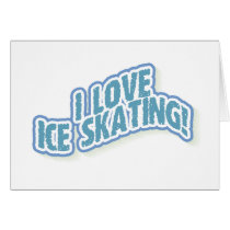 I Love Ice Skating cards