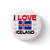 I Love Iceland buttons by tshirtshirts I Love Iceland buttons