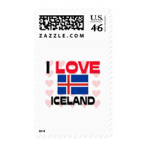 I Love Iceland postage by tshirtshirts I Love Iceland postage
