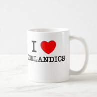 I Love Icelandics (Horses) Coffee Mugs
