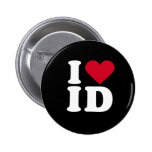 I LOVE ID buttons