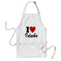 I Love Idaho Apron