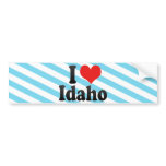 I Love  Idaho Bumper Sticker