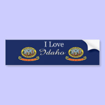 I Love Idaho bumper stickers