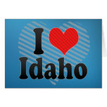I Love  Idaho Greeting Card