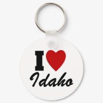 I Love Idaho keychains by GeographyTees I Love Idaho keychains