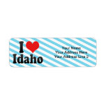 I Love  Idaho Custom Return Address Label