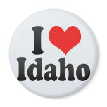 I Love  Idaho Refrigerator Magnet
