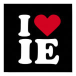 I LOVE IE posters