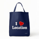 I Love II canvas bags