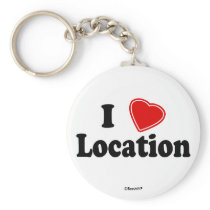 I Love II Key Chain