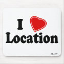 I Love II mousepads by Rep_Yo_City I Love II mousepads