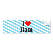 I Love Ilam, Iran Bumper Sticker