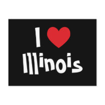I Love Illinois postcards