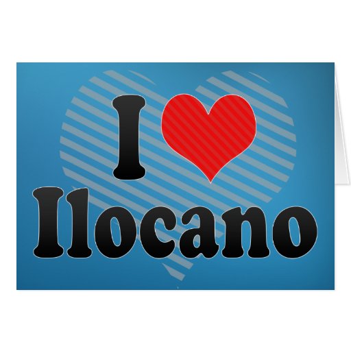 I Love Ilocano Greeting Card Zazzle