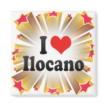 I Love Ilocano Refrigerator Magnets