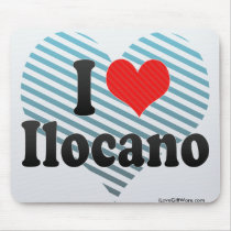 I Love Ilocano Mousepad