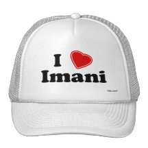 I Love Imani Trucker Hat