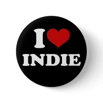 I Love Indie Pinback Buttons