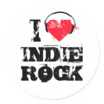 I love indie rock sticker