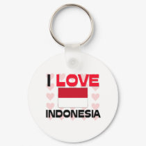 I Love Indonesia keychains